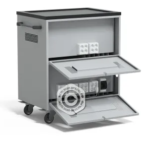 тележка для хранения и зарядки 21 ноутбука (15,6 дюймов) с электросхемой