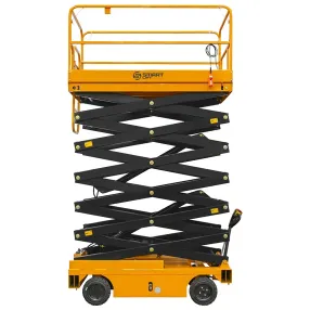подъемник ножничный самоходный sjy-0.3-13a (300 кг, 12,8 м) смартлифт (smartlift)