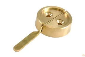 опечатывающее устройство флажок плоский (латунь)