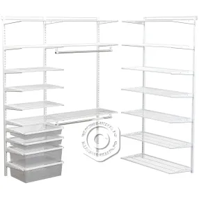 гардеробная система практик home прихожая large 2 белая