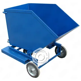 контейнер металлический опрокидывающийся ко-01 на колёсах