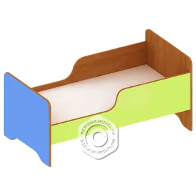 кровать детская с бортом 1240 мм дк-ад-56