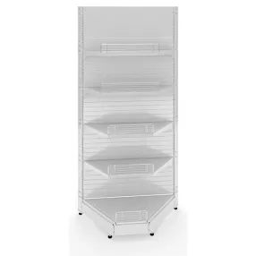 стеллаж торговый внутреннего угла 25 серия