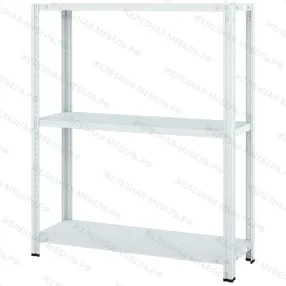 стеллаж мс-500 1200х1000х300 (3 полки мс-100)