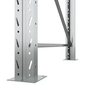 стеллаж паллетный двухсекционный 5000х1800х1100 мм (85.1.5), 3 яруса