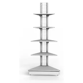 стеллаж-стойка торговый сетчатый угла внешнего