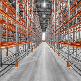 дополнительная секция стеллажа паллетного 4500х2700х1100 мм (85.1.5), 3 яруса