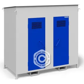 хранилище для 6 газовых баллонов сварное хгб-01с