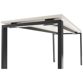 стол nt 120х70 белое дерево/антрацит