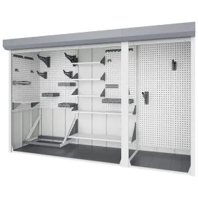 шкаф для паркинга 2300х4000х600 (двухсекционный)