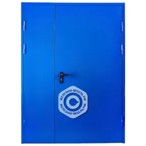 дверь eis 60 дымогазонепроницаемая двупольная глухая