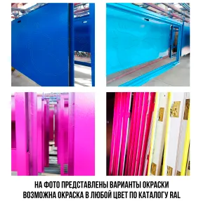 дверь ei 60 противопожарная двупольная с самозаплавляющейся решеткой