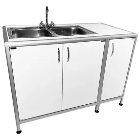 стол-мойка лабораторная med 13.005al (белый)