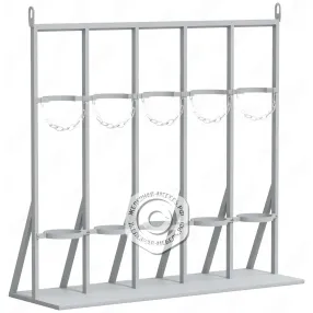 стойка для 5-ти газовых баллонов на 40 литров сгмк-05м