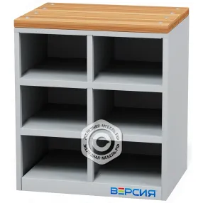 скамья с отделениями под обувь об-6д