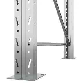 дополнительная секция стеллажа паллетного 6000х2700х1100 мм (85.1.5), 4 яруса