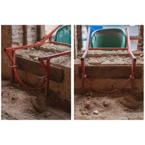 кронштейн для мусоросбросов, крепление в оконный проем