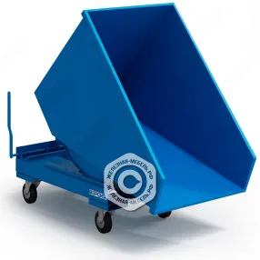 контейнер металлический самоопрокидывающийся коа-011 с рычагом (без колёс)