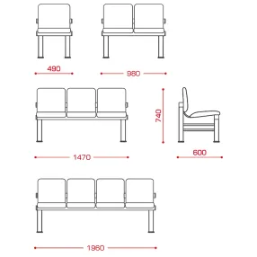 многоместная секция кортес (модель см 108)
