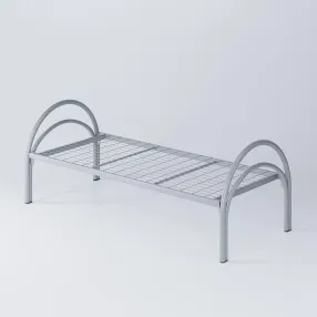 кровать «полукруглая» к6512с спинка d38х32, ложе 1900х800, закруглённое, сетка 100х60, 2 перемычки