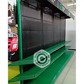 стеллаж торговый внешнего угла 25 серия