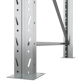 стеллаж паллетный двухсекционный 4500х2700х1100 мм (85.1.5), 3 яруса