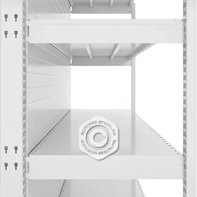 стеллаж торговый усиленный с передней стойкой 25 серия