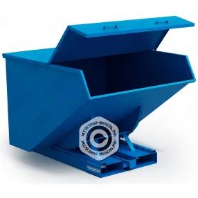 контейнер металлический самоопрокидывающийся коа-03 с крышкой