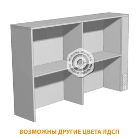 надстройка для стола или тумбы н-9 (лдсп серый)