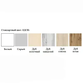 шкаф для одежды пг-20.1 (лдсп белый, дуб вотан)