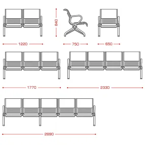 многоместная секция вояж 2п (модель мс 2/1)