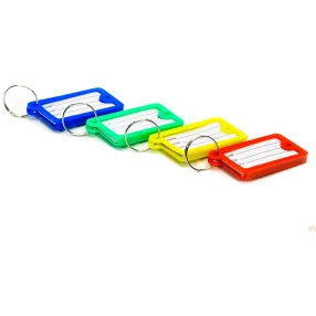 брелок для ключей двусторонний с бумажным вкладышем