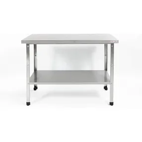 стол производственный без борта со сплошной полкой сп-7/7-п-эн