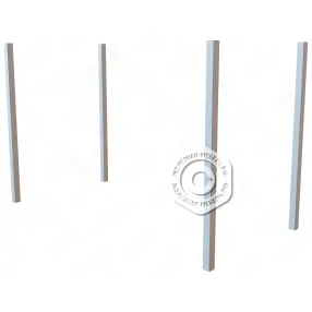 комплект стоек для штабелируемых паллет h-1000