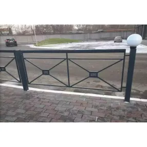 пешеходное ограждение «по-1 крест», горячий цинк