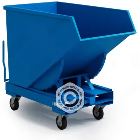 контейнер металлический самоопрокидывающийся коа-011 с рычагом (без колёс)