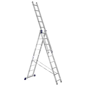 лестница трехсекционная алюминиевая 3х10 арт. 5310