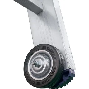 лестница трехсекционная алюминиевая выдвижная с тросом alumet 3х23 арт. 3323