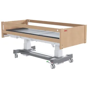 кровать медицинская 4-секционная meli 6 с регулированием высоты электроприводами колонного типа