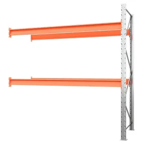 дополнительная секция стеллажа паллетного 3500х2700х1100 мм (85.1.5), 2 яруса